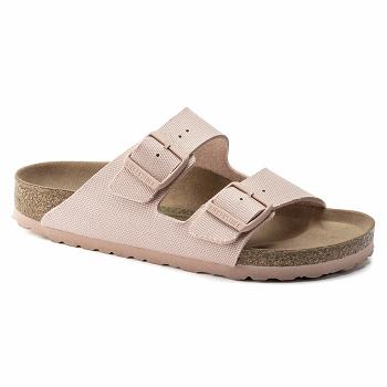 Dámské Arizona Birkenstock Vegan Soft Micro Fiber Růžové | CZ 98LIS
